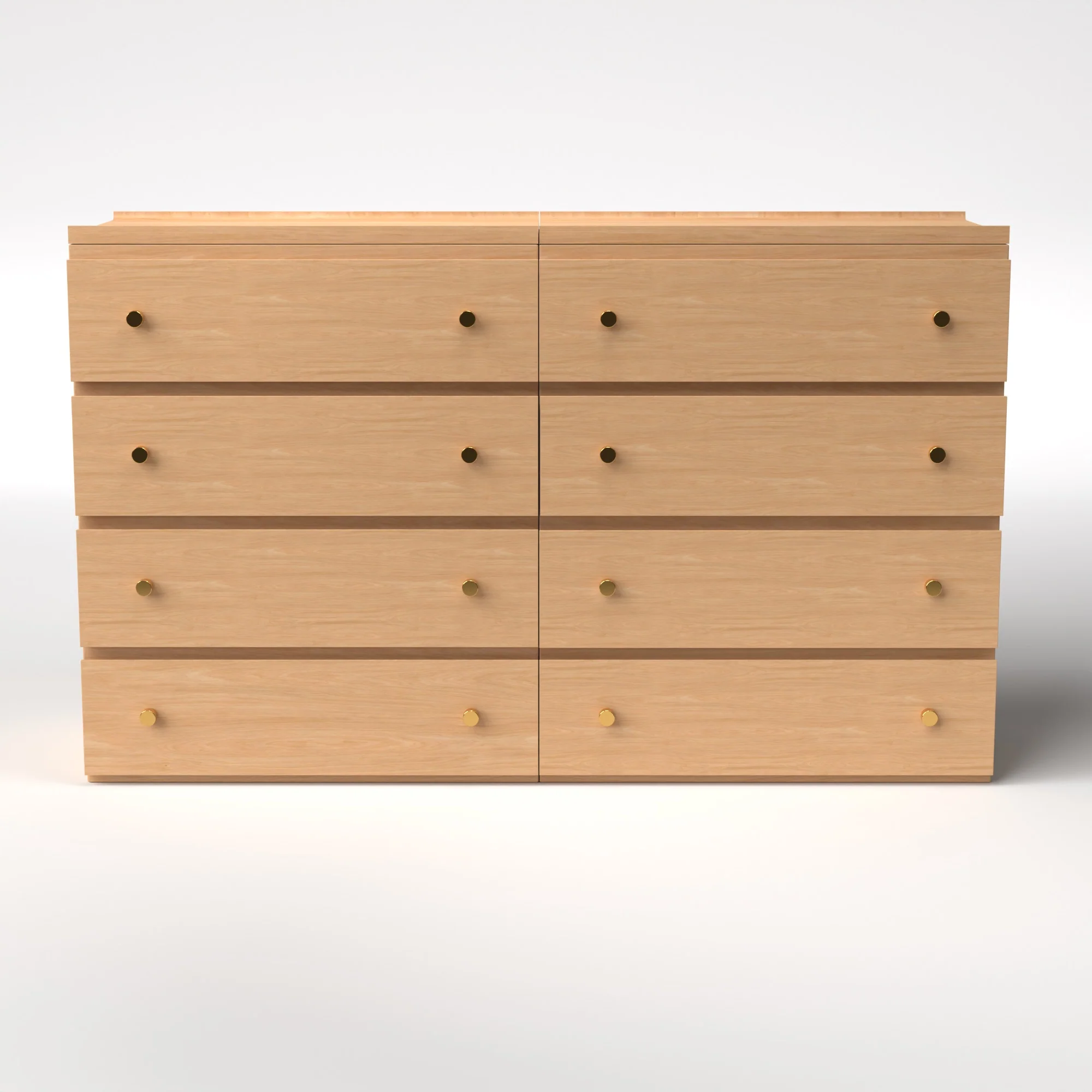 Stava Modular Drawer System | Solid Walnut/Teak/Oak Wood (4x2) | 5.5 Feet Length - Image 27