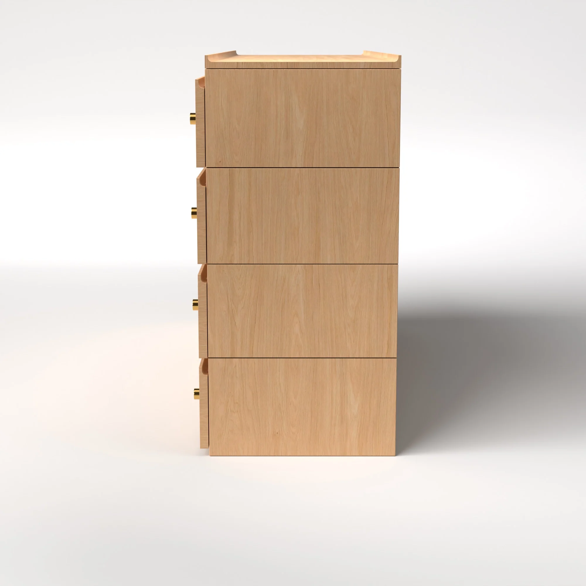 Stava Modular Drawer System | Solid Walnut/Teak/Oak Wood (4x2) | 5.5 Feet Length - Image 30