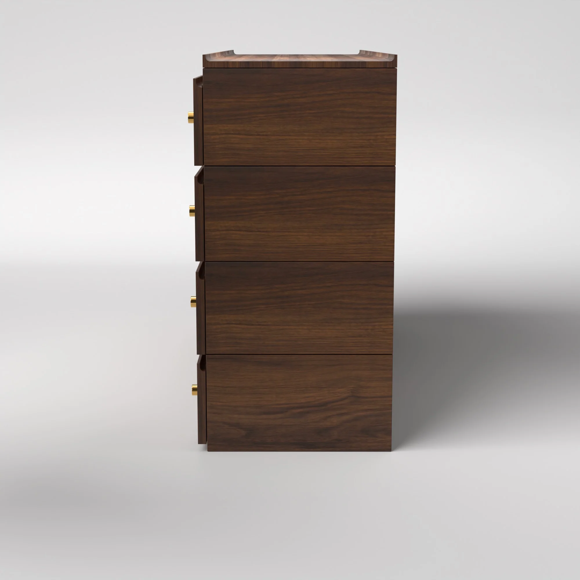 Stava Modular Drawer System | Solid Walnut/Teak/Oak Wood (4x2) | 5.5 Feet Length - Image 8