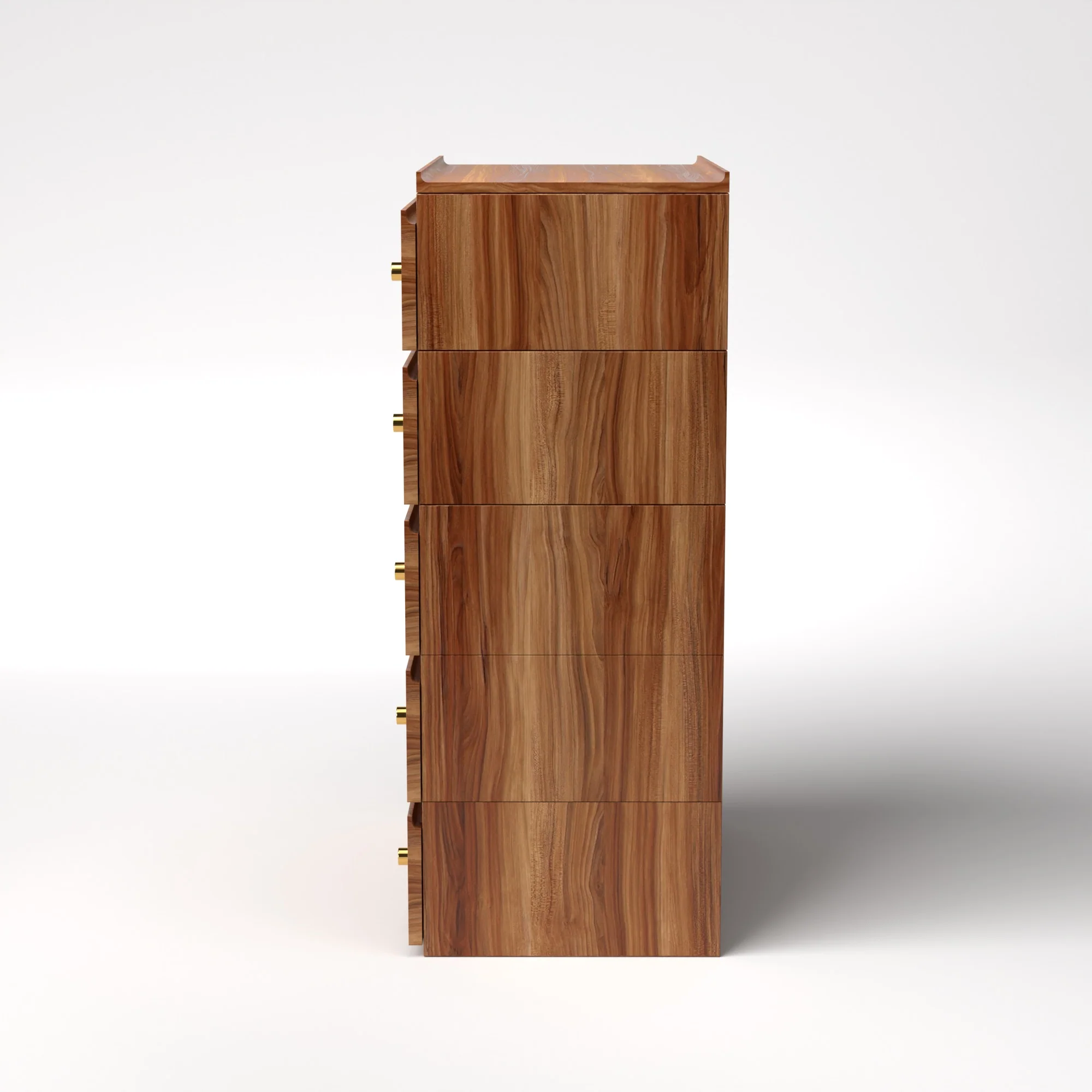 Stava Modular Drawer System | Solid Walnut/Teak/Oak Wood (5x1) | 3 Feet Length - Image 21