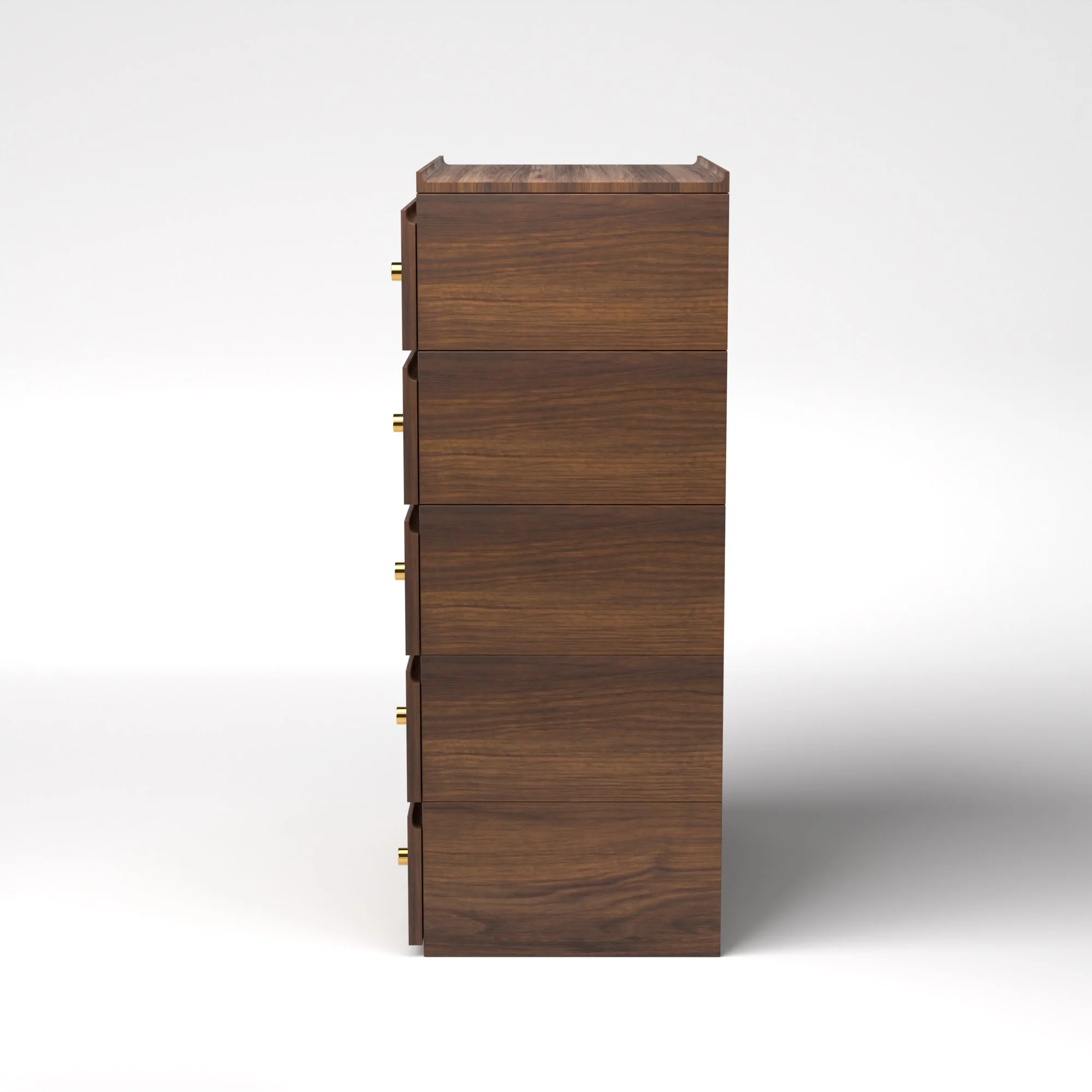 Stava Modular Drawer System | Solid Walnut/Teak/Oak Wood (5x1) | 3 Feet Length - Image 8