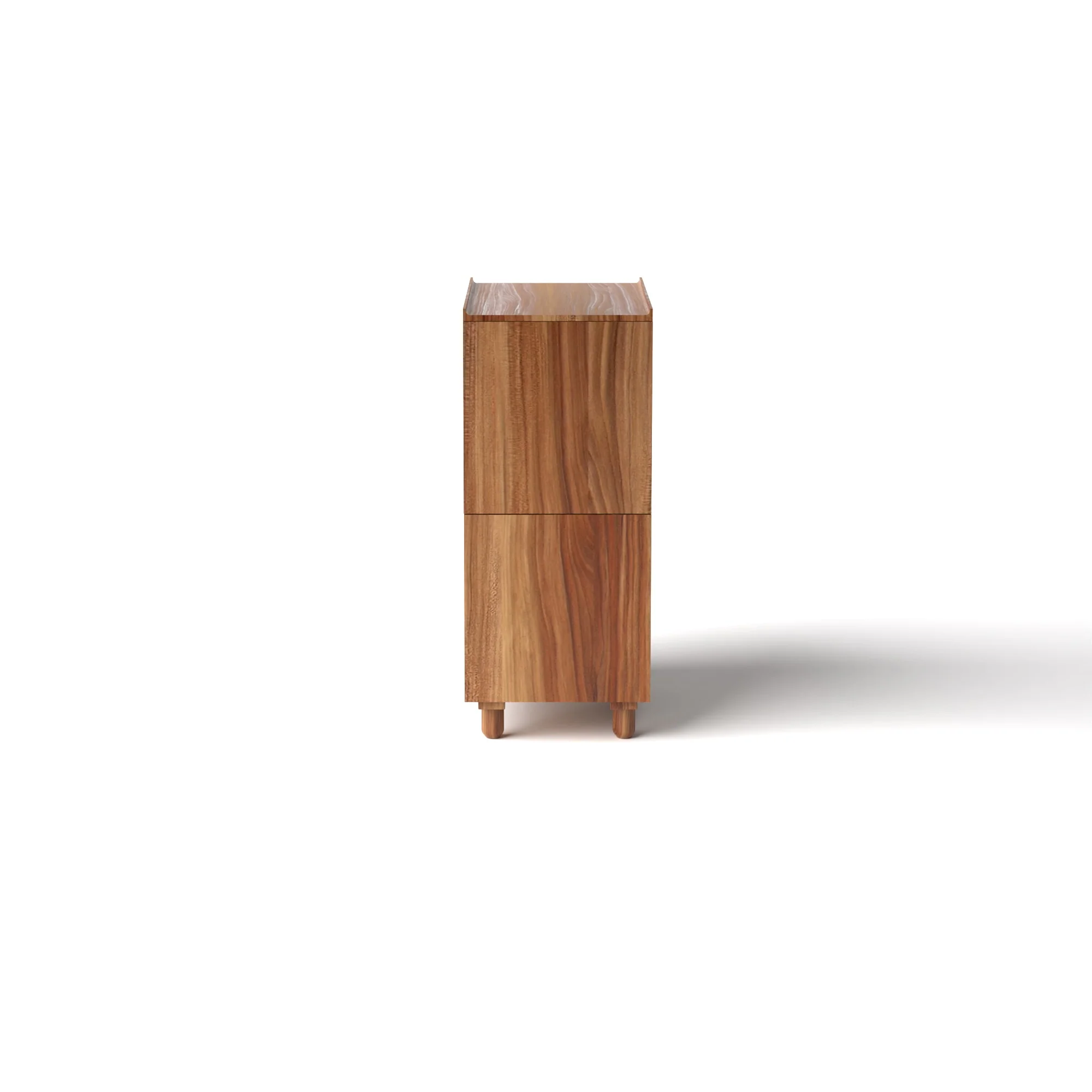 Stava Modular Shelving System | Solid Walnut/Teak/Oak Wood (4x1) | 3 Feet Length - Image 16