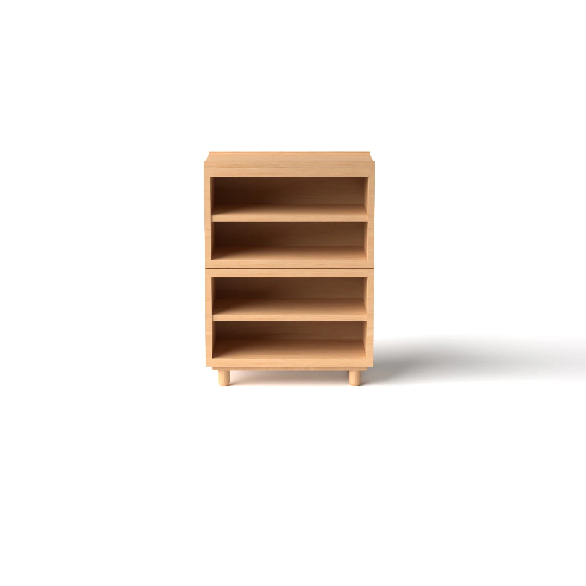 Stava Modular Shelving System | Solid Walnut/Teak/Oak Wood (4x1) | 3 Feet Length - Image 23