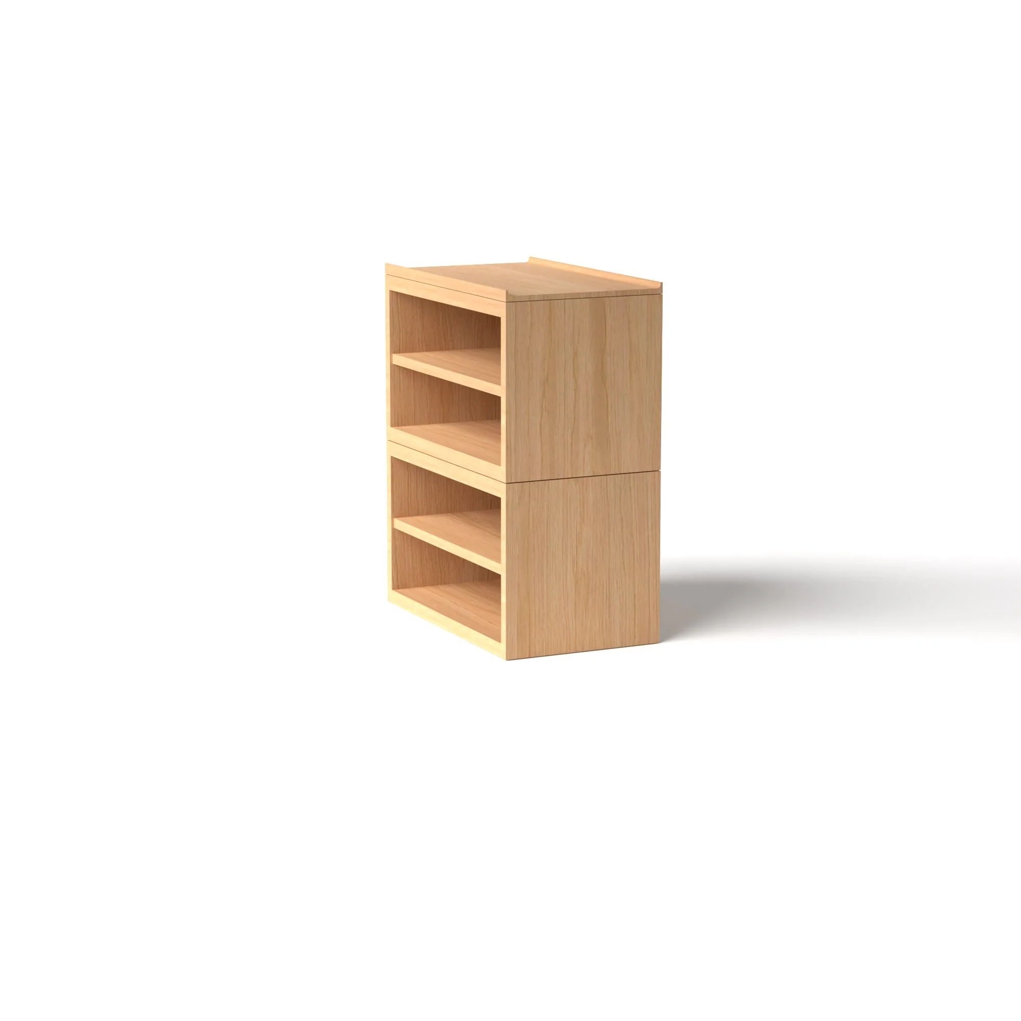 Stava Modular Shelving System | Solid Walnut/Teak/Oak Wood (4x1) | 3 Feet Length - Image 29