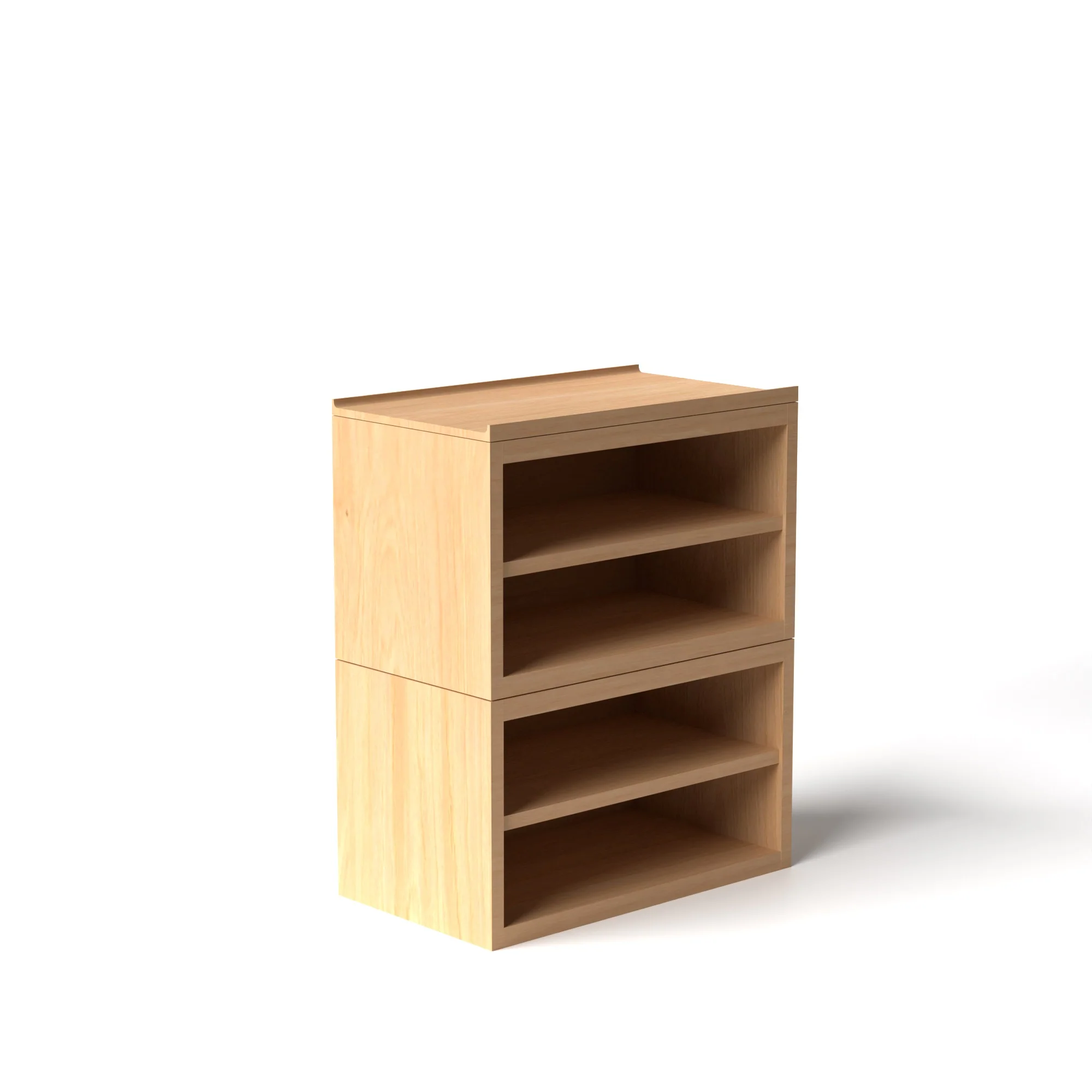 Stava Modular Shelving System | Solid Walnut/Teak/Oak Wood (4x1) | 3 Feet Length - Image 30
