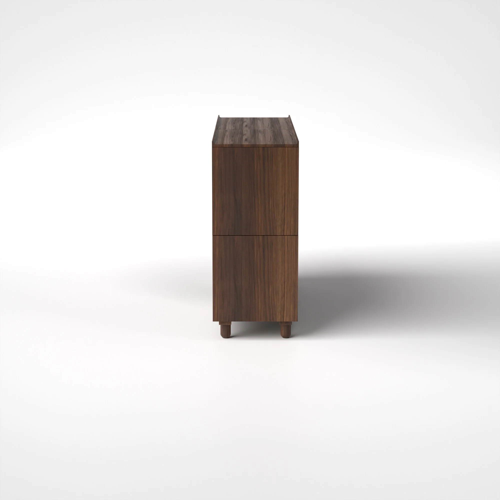 Stava Modular Shelving System | Solid Walnut/Teak/Oak Wood (4x2) | 5.5 Feet Length - Image 4