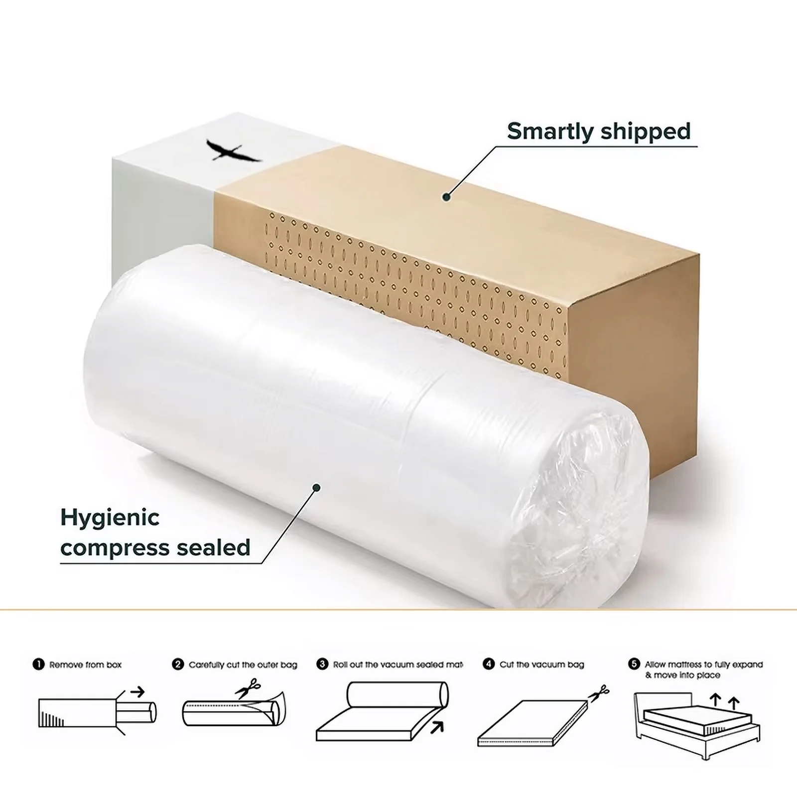 Tora SW - 10" Natural Latex & Spring Mattress - Image 7
