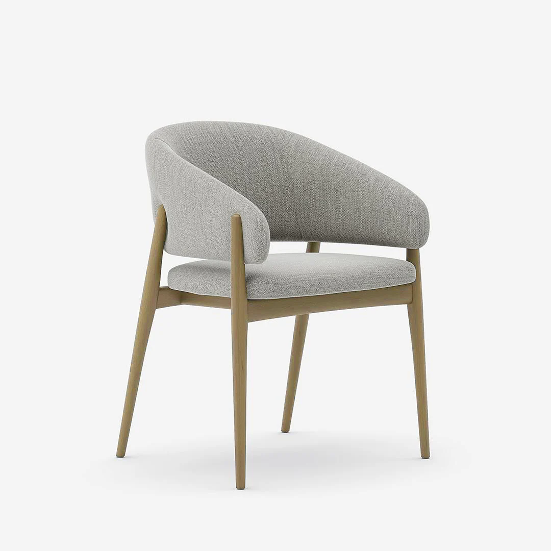 Zen Dining Chair - Solid Teak/Oak/Walnut Wood - Image 10