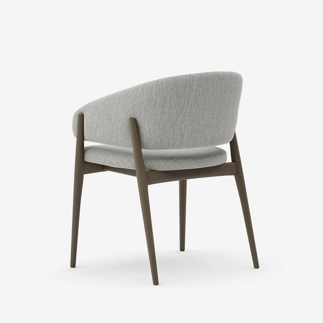Zen Dining Chair - Solid Teak/Oak/Walnut Wood - Image 3